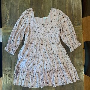Floral Pink Dress by Madewell (size 4) 🌷🌷🌷🌷🌷🌷🌷🌷🌷